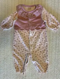 petitmain ロンパース ピンク　花柄　80