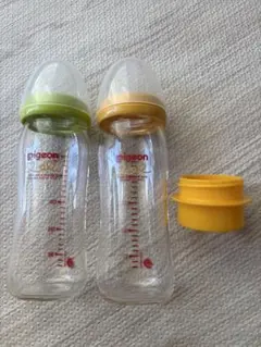即日郵送　値下可　pigeon 哺乳瓶 240ml 2本セット アタッチメント