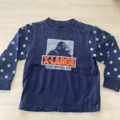 X-LARGE 星柄長袖Tシャツ 2T (90cm)