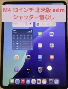 iPadPro 13インチ M4 256GB スペースブラック cellular