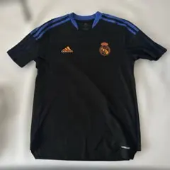 adidas Real Madrid 半袖シャツ 黒/青