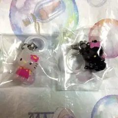 ハローキティ　めじるしアクセサリー　小悪魔　お花　セット