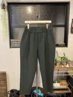 チャオパニック　ダークグリーン イージーパンツ　Ｌサイズ　厚手