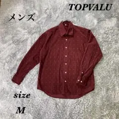 TOPVALU トップバリュー (M) 長袖シャツ カジュアル コーデュロイのサムネイル