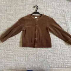 petit main ブラウン カーディガン 110cm
