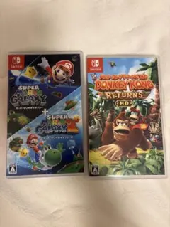 スーパーマリオギャラクシーとドンキーコングリターンズ　セット売り