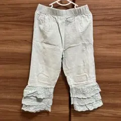 ソフトチーズ　しまむら　コラボ　レース　パンツ　ズボン　100のサムネイル