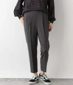 GLOBAL WORK スミクロほぼ未使用美品 ウツクシルエットデーパードパンツ