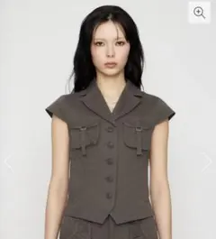 LAGUAGEM PEPLUM CAMO トップス 迷彩柄 ミリタリージャケット - メルカリ