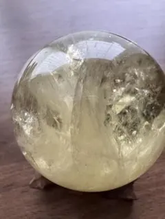 特大虹入り！ゼウス スモーキーシトリン 天然石 スフィア - メルカリ