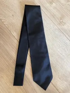 ステファノビジ　黒無地　ネクタイ　フォーマル　8cm