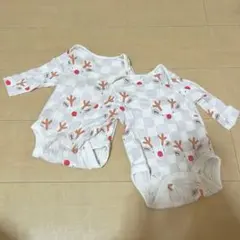 NEXT クリスマス　ボディスーツ 3-6ヶ月