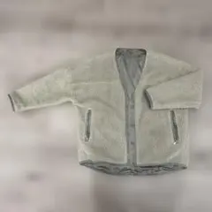 SENSE OF PLACE ボアジャケット ライトグレー　リバーシブル