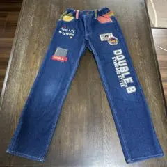 ダブルB 福袋限定　ワッペンデニム　パンツ　140cm