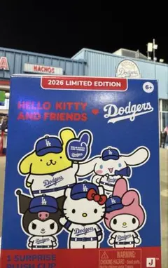 【新品】ドジャース ハローキティ＆フレンズ ぬいぐるみ ストラップ 新品】ドジャース ハローキティ＆フレンズ ぬいぐるみ ストラップ
