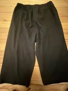 無印良品 MUJI リラックスパンツ 黒 120 ステテコ ズボン 男女兼用
