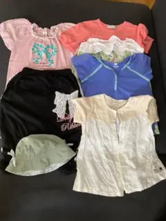 女の子　夏服5帽子1、120-130センチ　まとめ売り