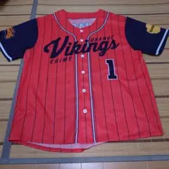 愛媛オレンジバイキングス ベースボールシャツ 1 林瑛司