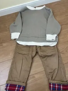 コムサイズム トレーナーとパンツセット