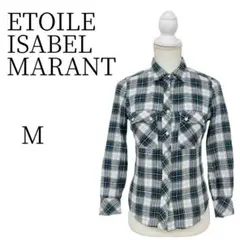 ETOILE ISABEL MARANT ブルー系チェック柄 長袖 シャツ Mのサムネイル