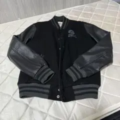牛革 FRANKLINMARSHAL スタジャン バーシティジャケット　黒
