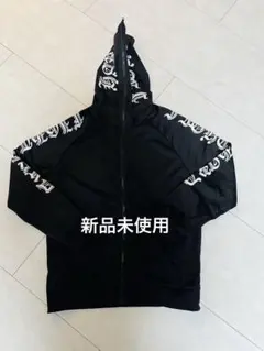 新品未使用　即日発送　やりら　パーカー　ブラック　黒　ロゴ入り　ジップ　フード