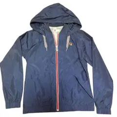 FILA フィラフード付きネイビージャケットLサイズ