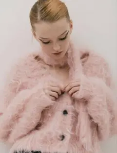 THE TOE ベージュ毛皮クロップドジャケット ファークロップドジャケット | ファッション通販サイト NUGU