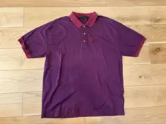NIKE GOLF ポロシャツ パープル 総柄　おそらくXLのサムネイル