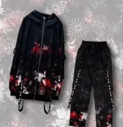 【NieR Clothing ニーアクロージング】和柄九尾セットアップ