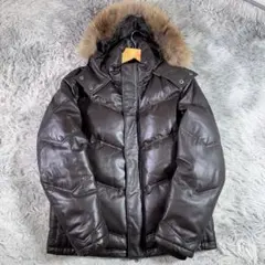 おさむ様専用90s 00s y2k BARRAGE ラムレザーダウンジャケット