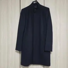 美品 XXS カシミヤ混 セオリー スタンドカラーコート ステンカラー