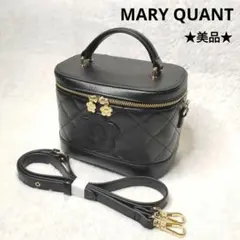 【極美品】MARY QUANT デイジーキルトバニティ 2WAY ショルダー