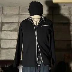 平成　お兄系　ジップアップ　シャツ　ダブルジップ　ギャル男　ダークコア　グランジ