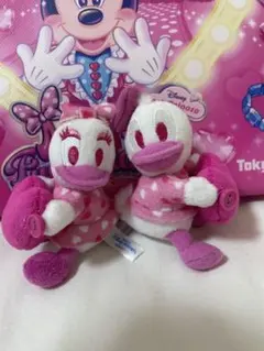 東京ディズニーリゾート　ドナルド　デイジー　ぬいぐるみチャーム　ランダム