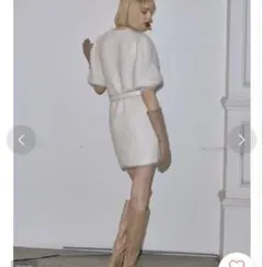 EIMY ISTOIRE ホワイトミニワンピース