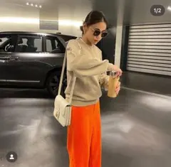 タキマキ着用　BLAMINK コーデュロイパンツ　オレンジ 2025年最新】ブラミンク blamink パンツ コーデュロイの人気アイテム