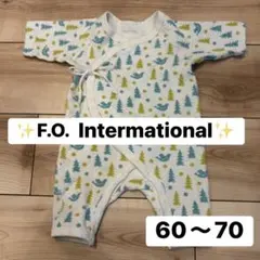 ✨F.O.International✨ 前合せ肌着 肌着 60 70 秋 冬