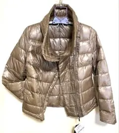 メルヴェイユヴァント ライダースデザイン ダウンジャケット トープＭ新品未使用品