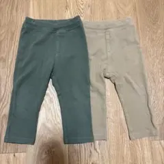 無印良品 ベビーレギンス 80cm 2枚セット
