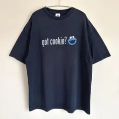 セサミストリート　半袖Tシャツ　00sビンテージ　クッキーモンスター　XLサイズのサムネイル