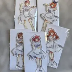 五等分の花嫁　ローソンコラボ　中野一花二乃三玖四葉五月　アクリルスタンドセット