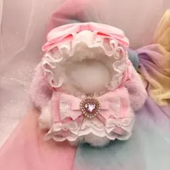 b232 ぬい服 12cm ちびぐるみ 着ぐるみ 立ち ゆめかわうさぎセット