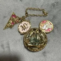 ミニーマウス キーモチーフ チャーム 鍵 ピンク | Mercari