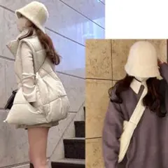 ファーバケットハット dd322 ブルー 青 もふもふ【GRL】