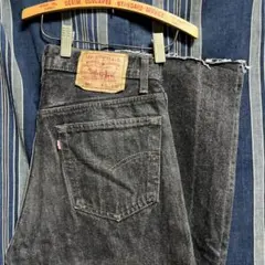 90年代 levi's 501 usa 先染め 黒