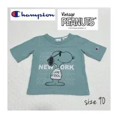 Champion × Vintage PEANUTS 90 7分トップスセレクト