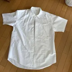 ユニクロ　ボタンダウンドレスシャツ　白色　Lサイズ
