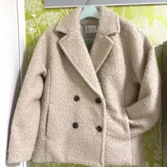GLACIER ベージュ ダブルブレスト ジャケット コート Sサイズ