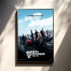 超美品超激レアワイルドスピードX2 映画ポスター73センチ✕53センチ